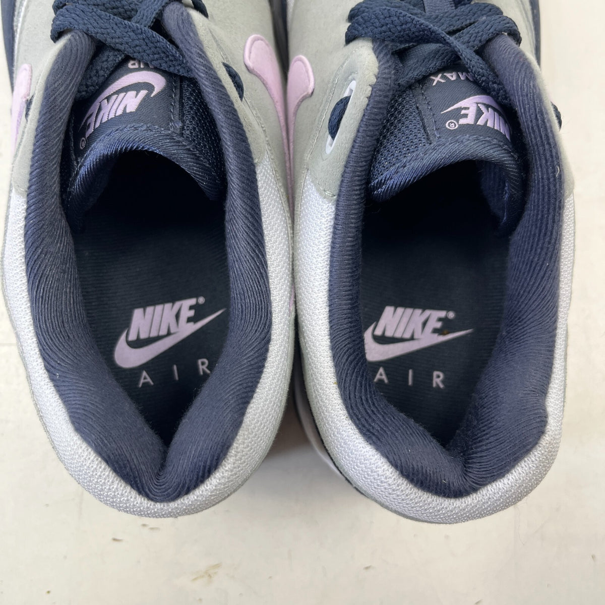 Nike Air Trainers Max Grey Lilac Blue Sneakers Shoes size UK 9