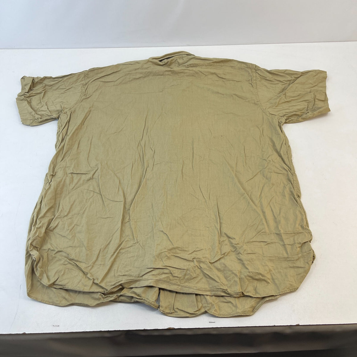 Vintage Elbeco USMC Marines Workwear Twill Shirt Short Sleeve US Military XL