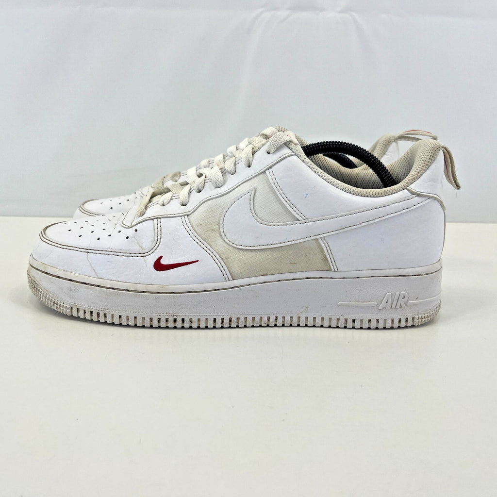 Nike Air Force 1 Low White Red AF1 size UK 9 EU 44