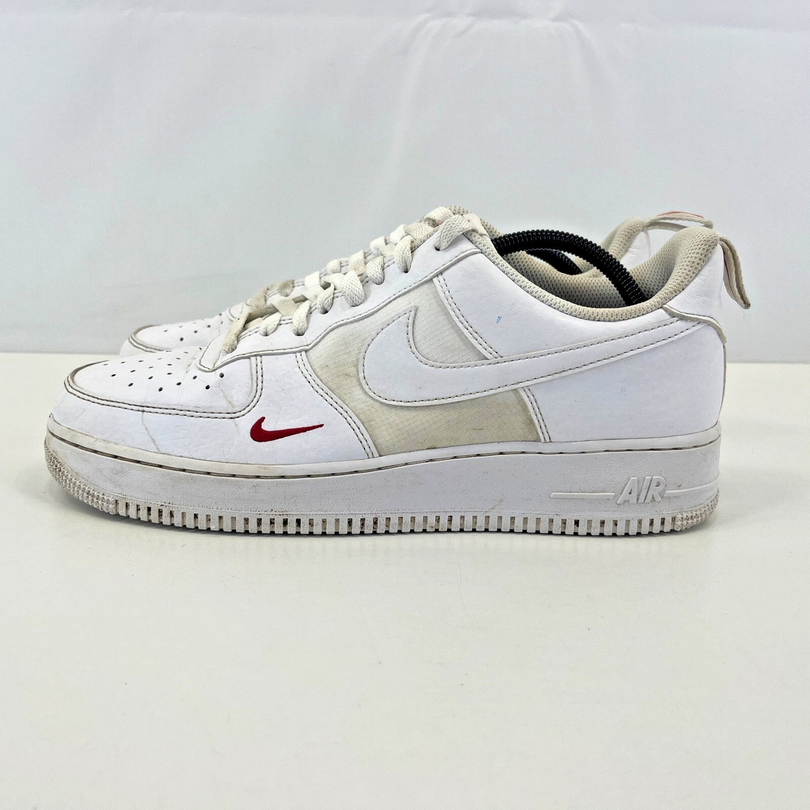 Nike Air Force 1 Low White Red AF1 size UK 9 EU 44