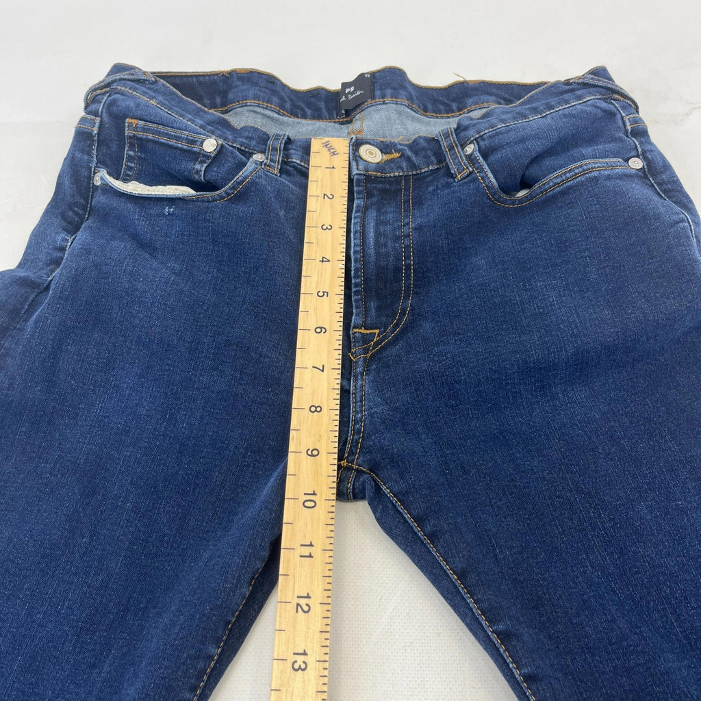 Paul Smith Jeans Men Straight Leg Slim Fit size 32S Y2K Dark Blue W32" L29"