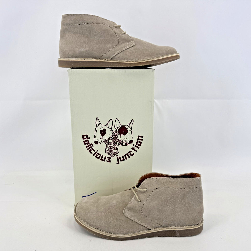 Delicious Junction Crowley Suede Desert Boots in Beige size UK 9 EU 43