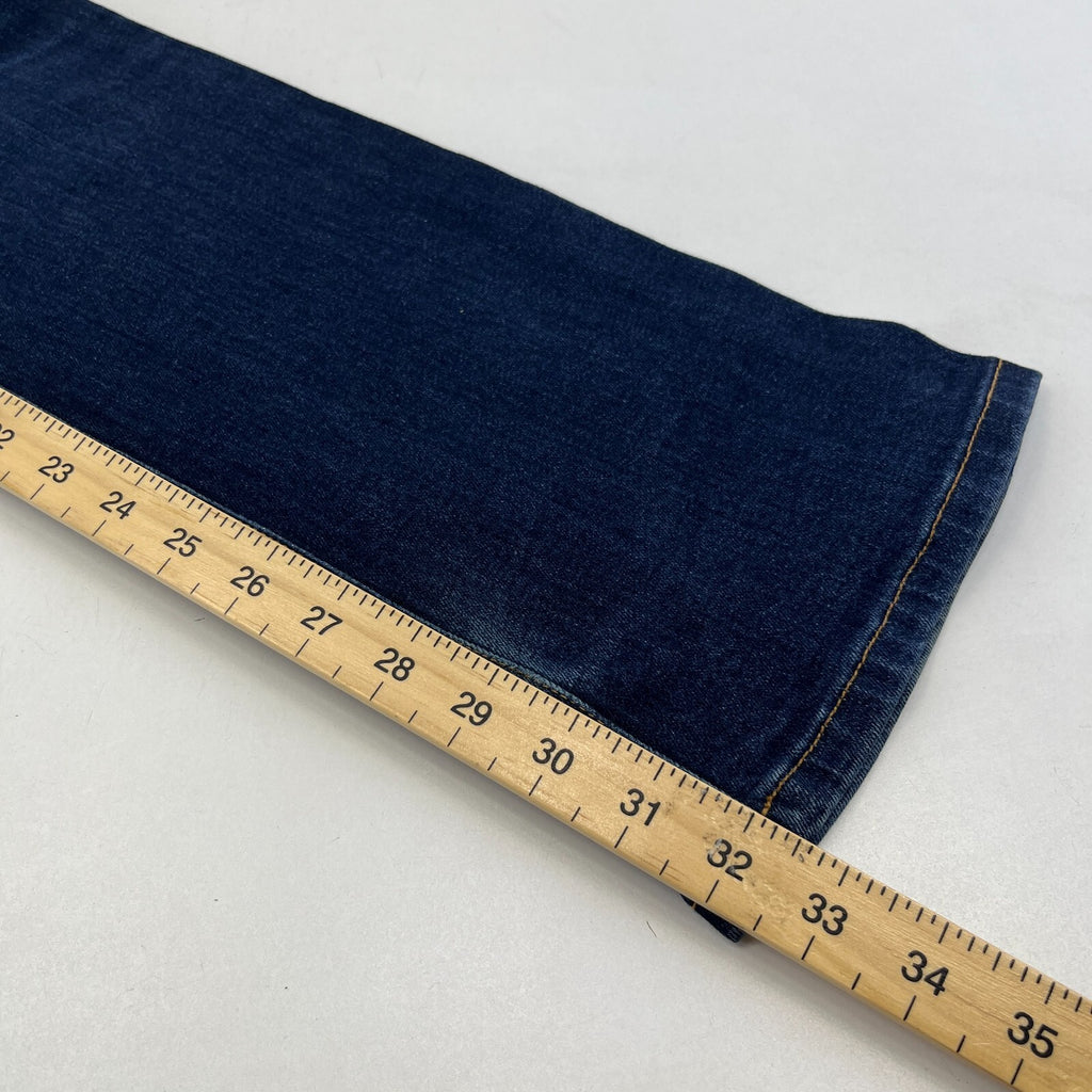 Guess Mens Jeans W29" L33" Dark Blue Medium Rise Stretch Denim