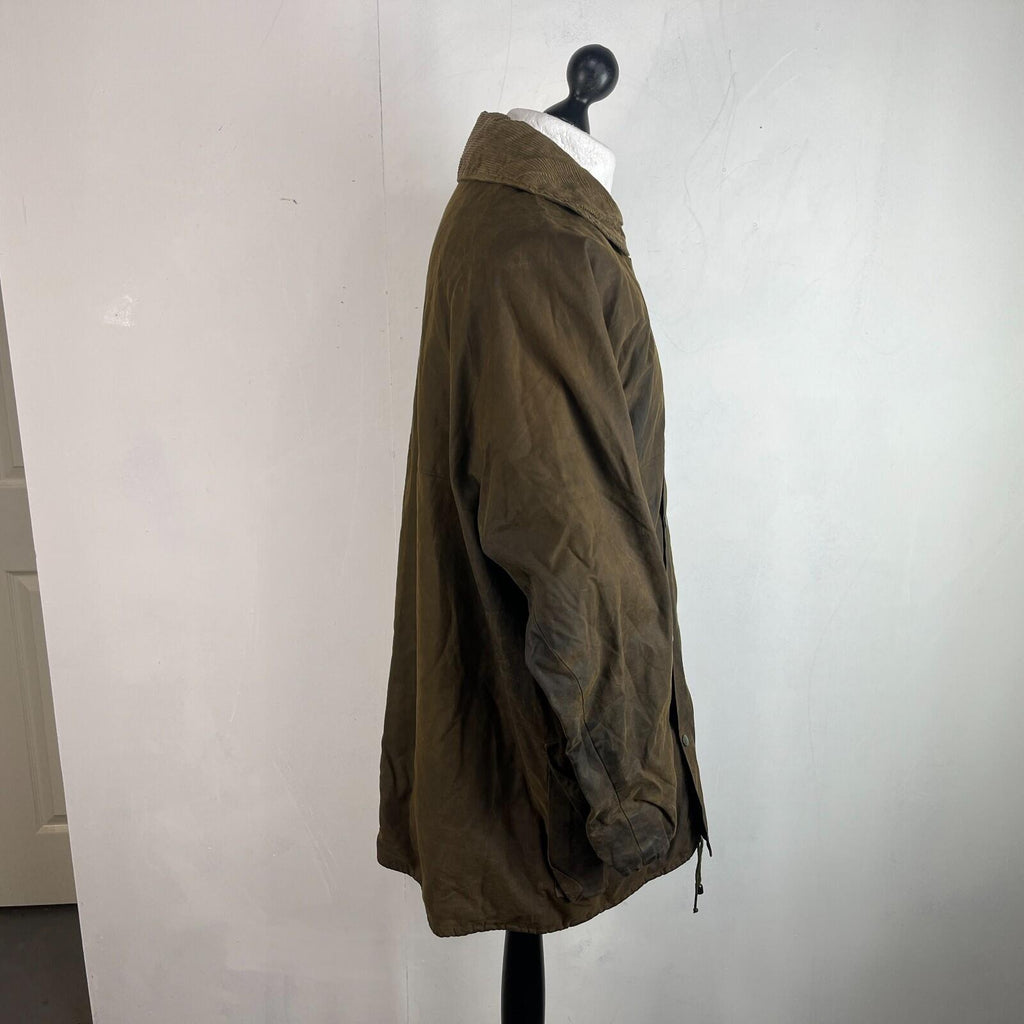 Vintage Mens L'avenir Wax Jacket in Brown - Fishing Hunting Big Game size XL