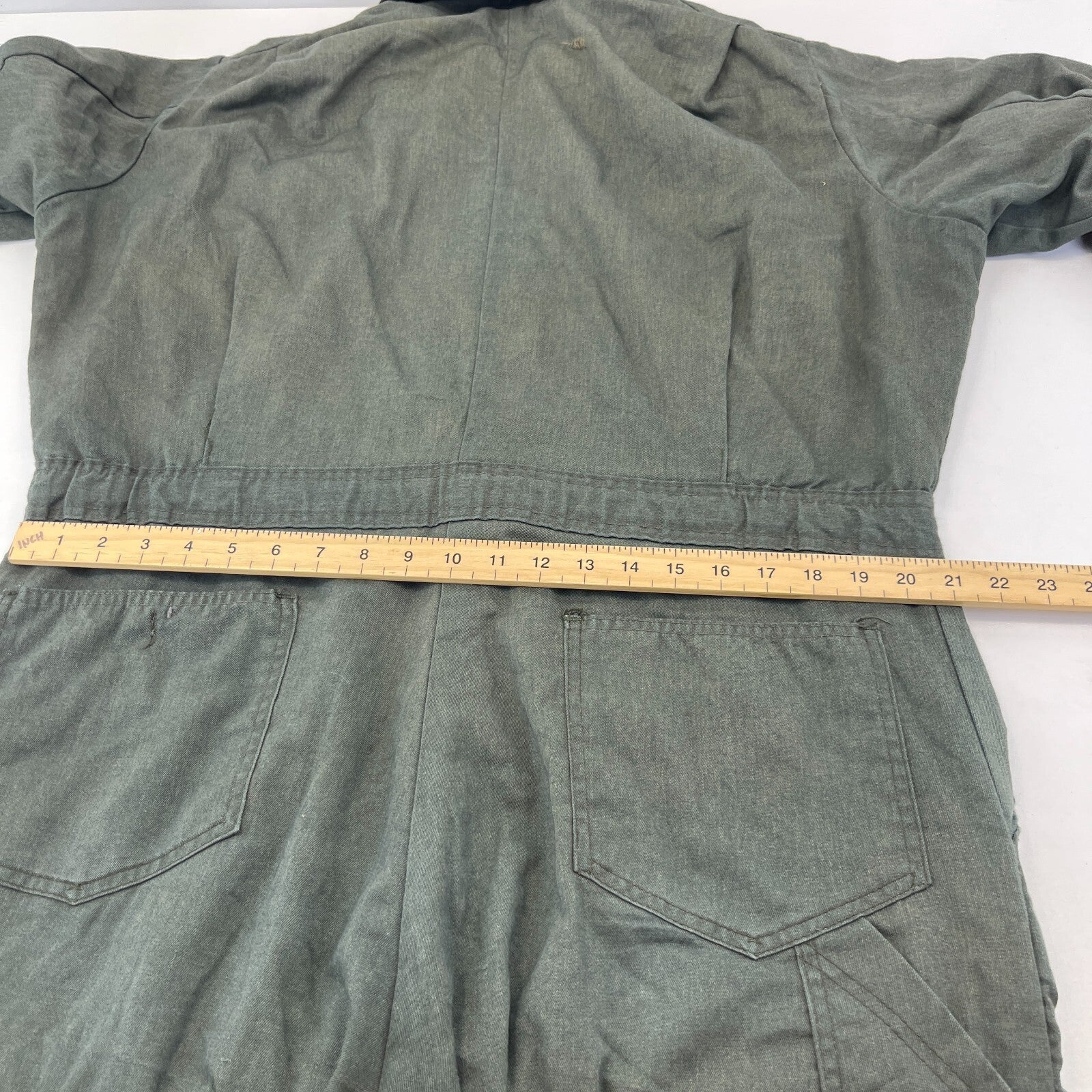 Key Imperial Green Heavy Duty Overalls Quilted Insulated Mens Large-Reg USA Made