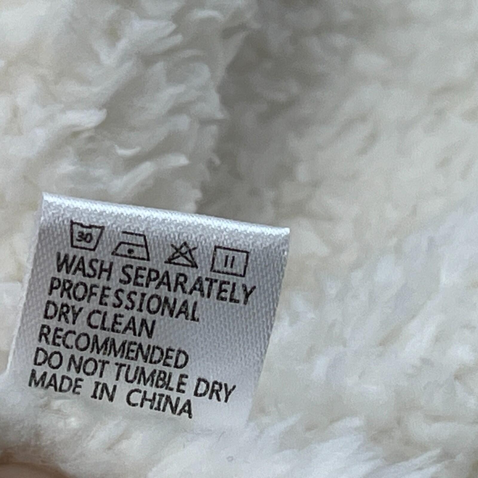 Exclusive Dua Lipa Dressing Gown in Cream White Adult size Large - New
