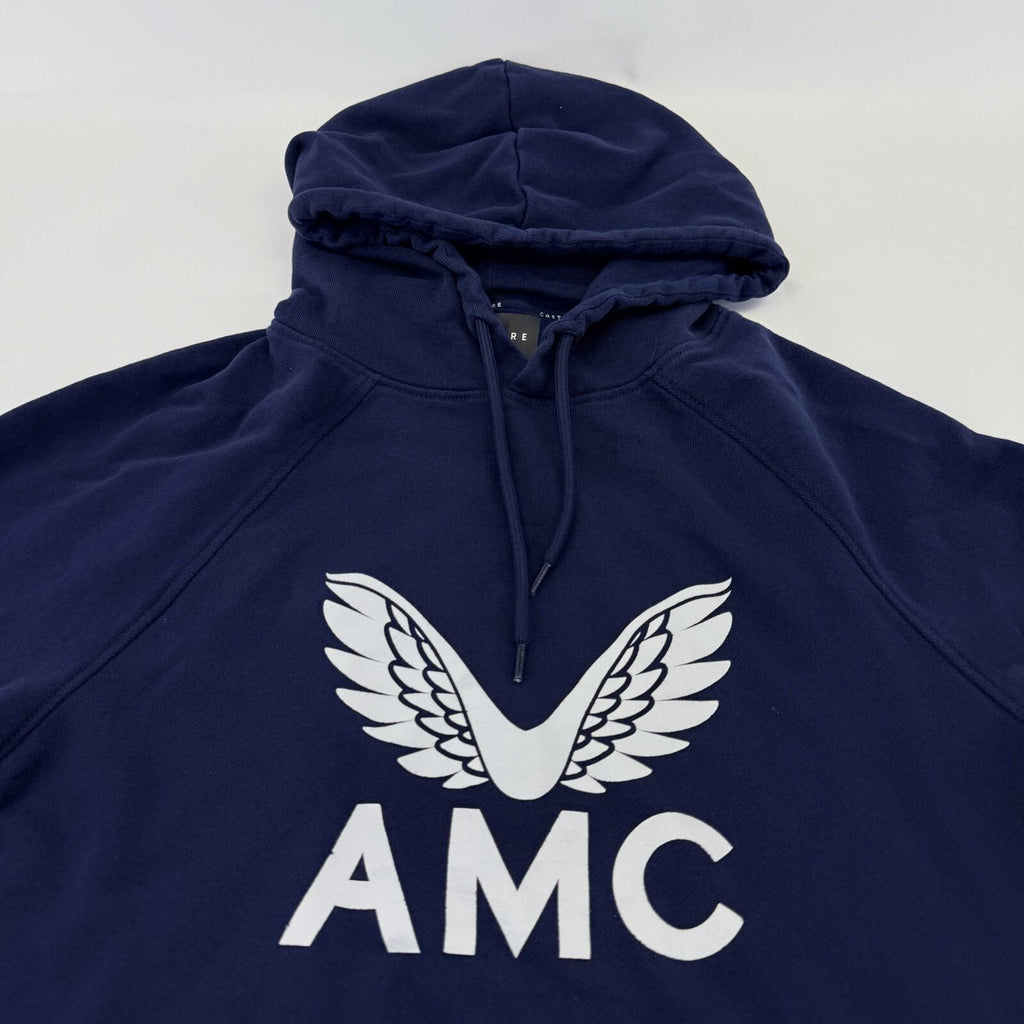 AMC Castore Andy Murray Tennis Hoodie Navy Blue Pullover Mens size S - NWOT