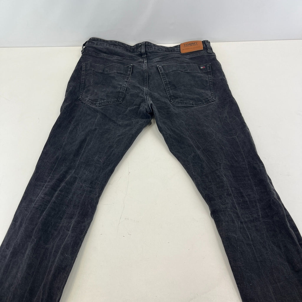 Tommy Hilfiger Scanton Jeans Mens W36" L34" Denim Slim Fit Stretch Black