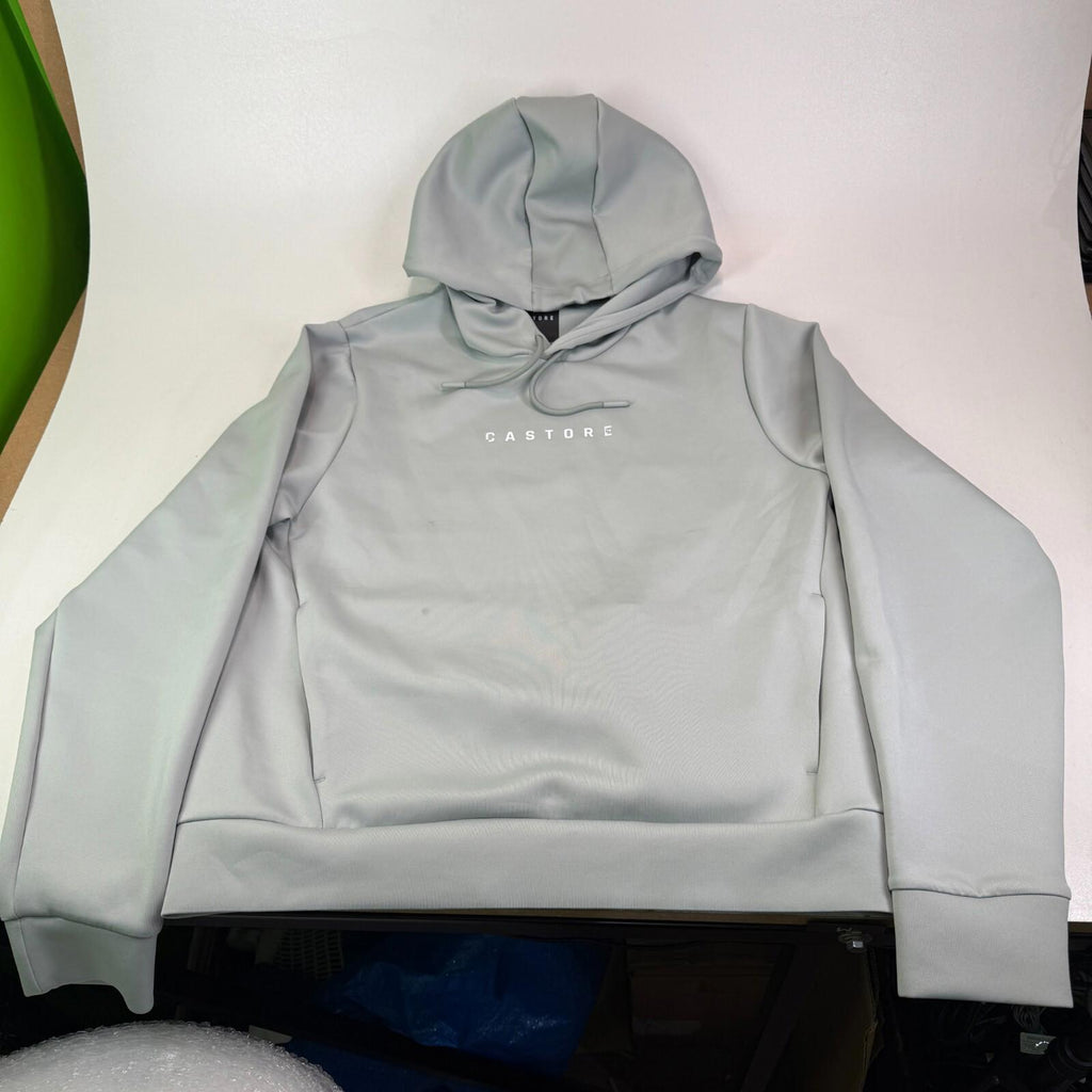 Castore Spellout Hoodie Grey Women's size 12 - NWOT - See Details