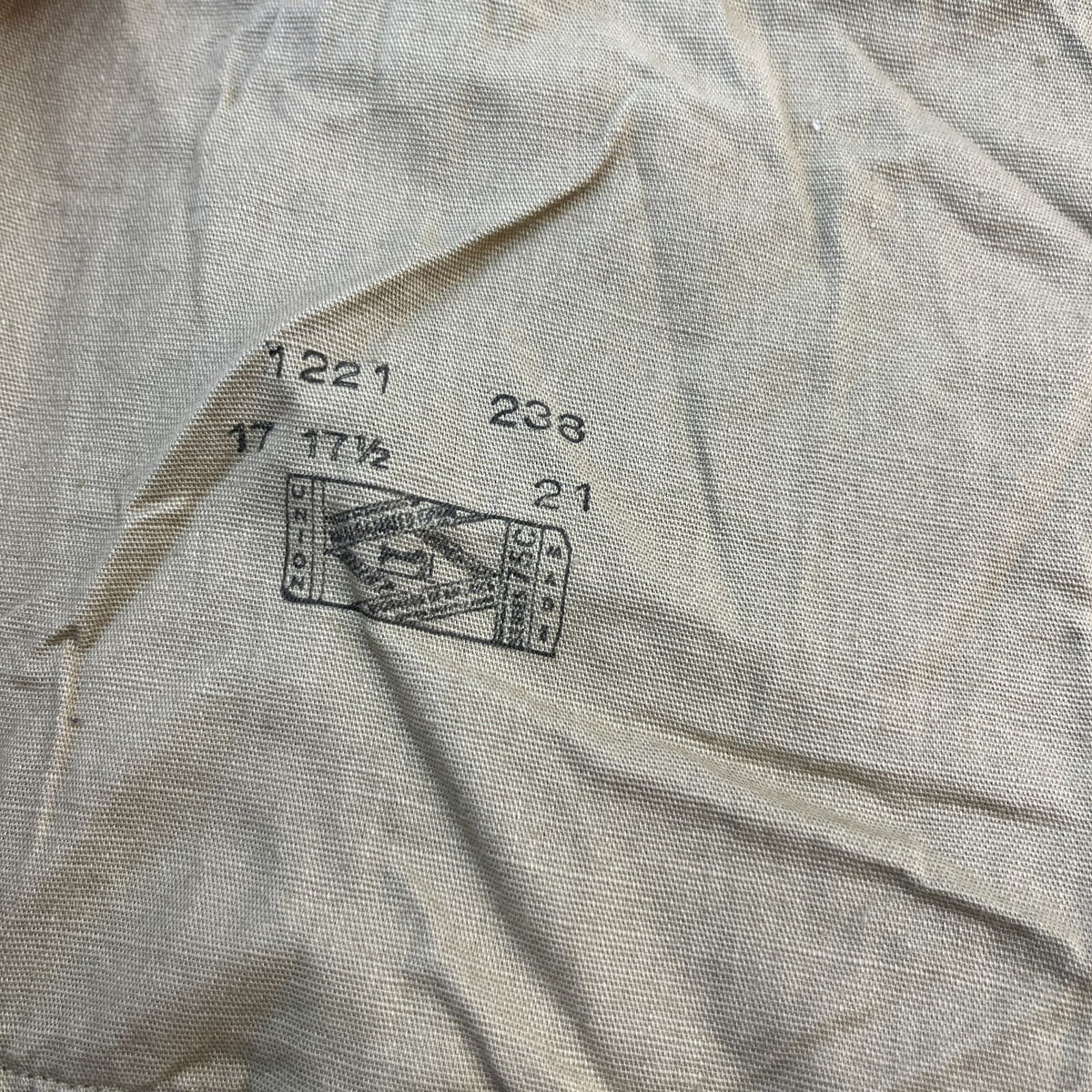 Vintage Elbeco USMC Marines Workwear Twill Shirt Short Sleeve US Military XL