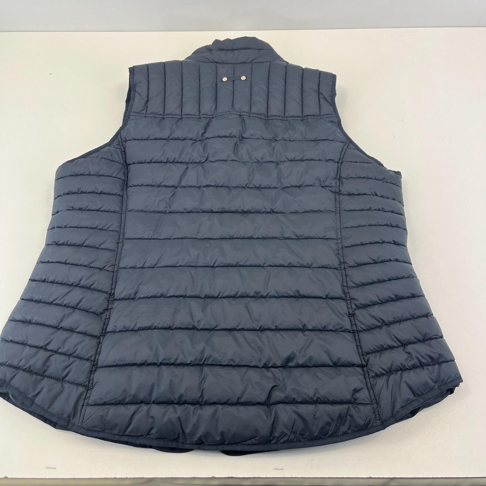 Joules Warm Welcome Collection Quilted Gilet Navy Blue size 20