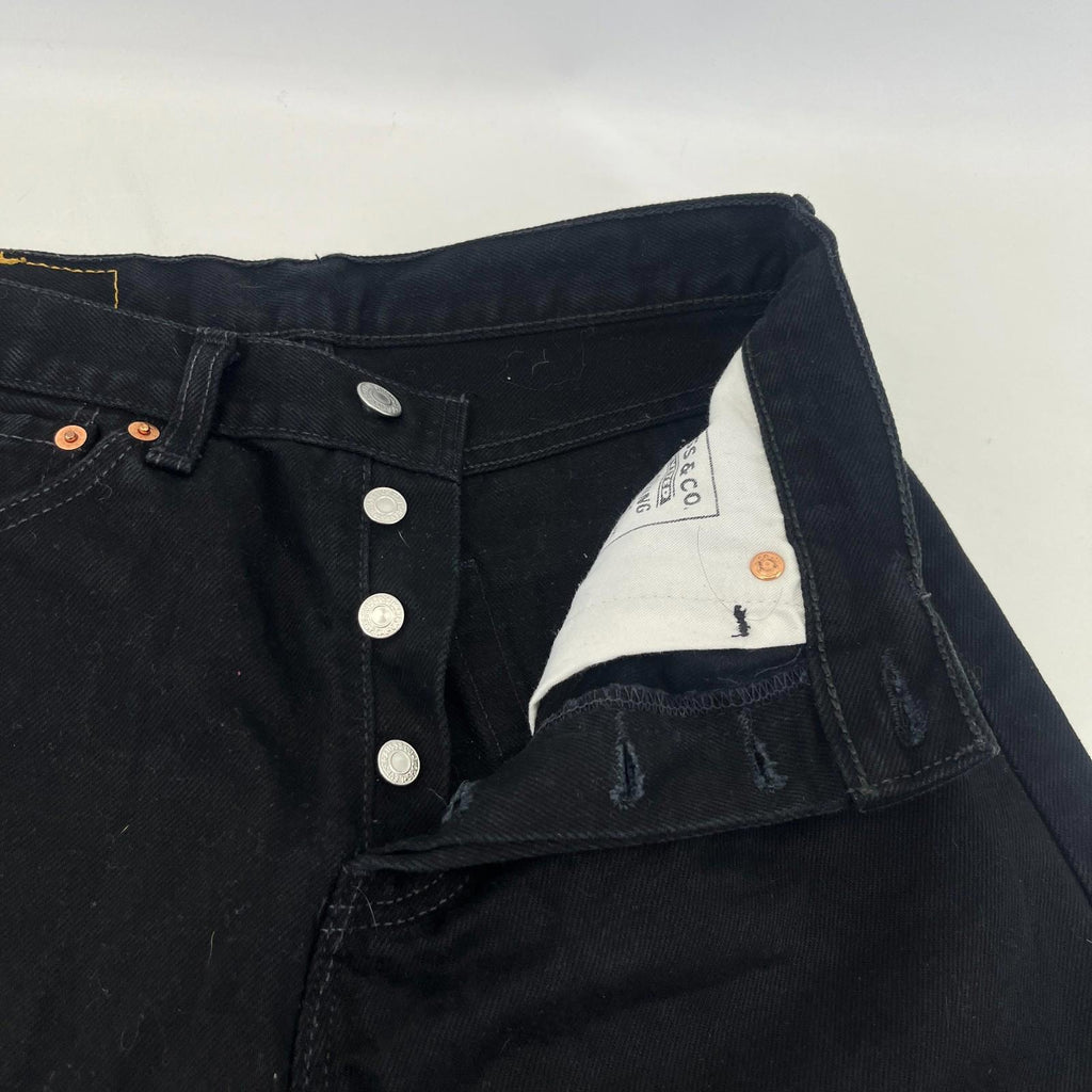 Levi's 590 Men's Regular Straight Jeans W29" L32" in Black Levi Strauss 100% Cot