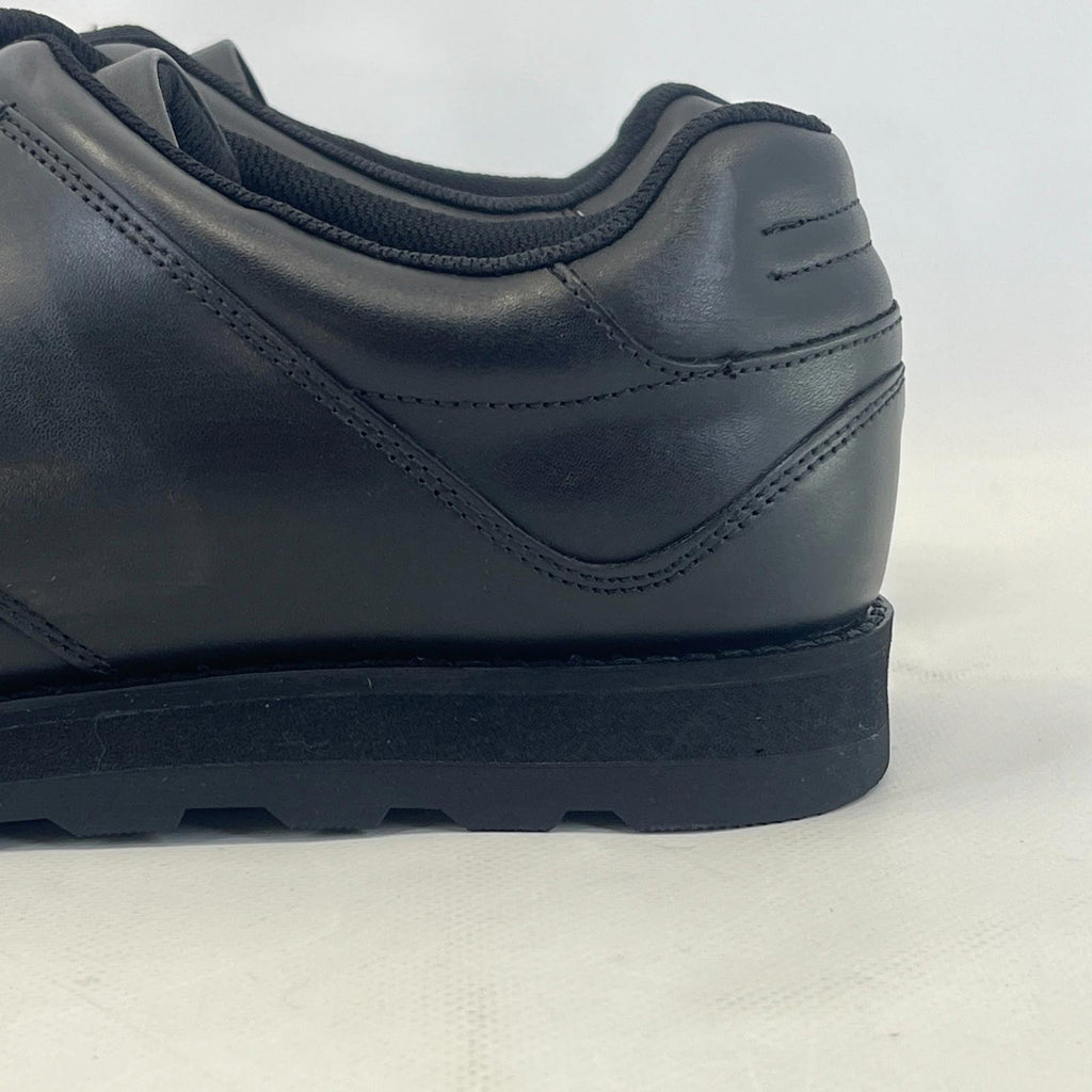 Pretty Green Harrow Lace Up Shoes Moccasin Loafers Men's Black Leather size 10