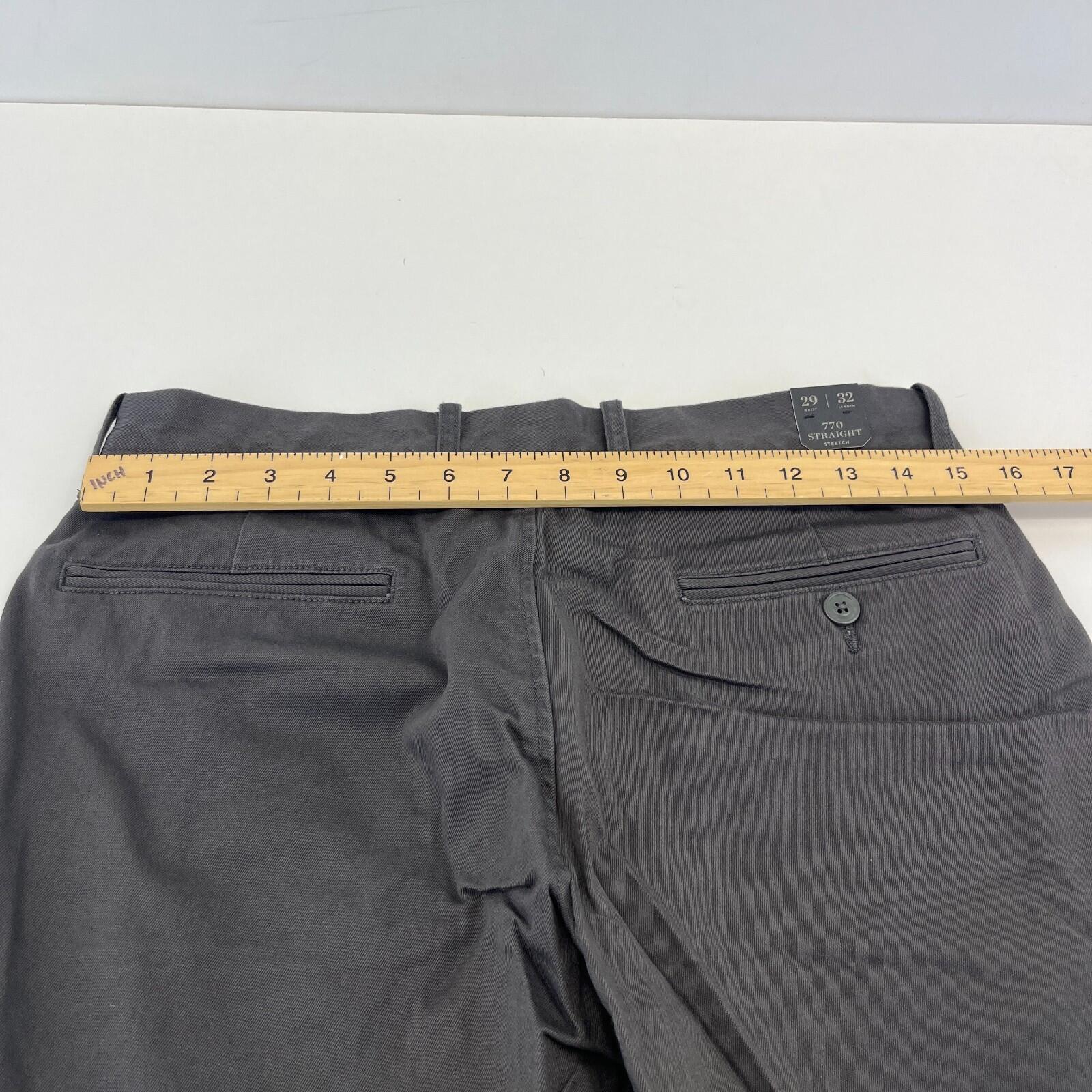 J Crew 770 Straight Fit Stretch Chino Trousers in Grey W29" L32" New with Tags