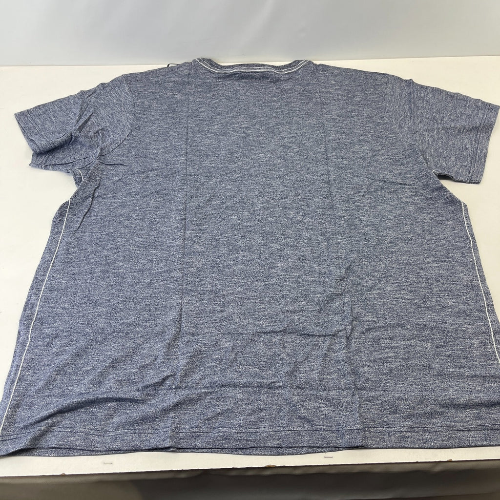 TOG 24 Men's T-Shirt Blue Graphic Print 100% Cotton size 5XL