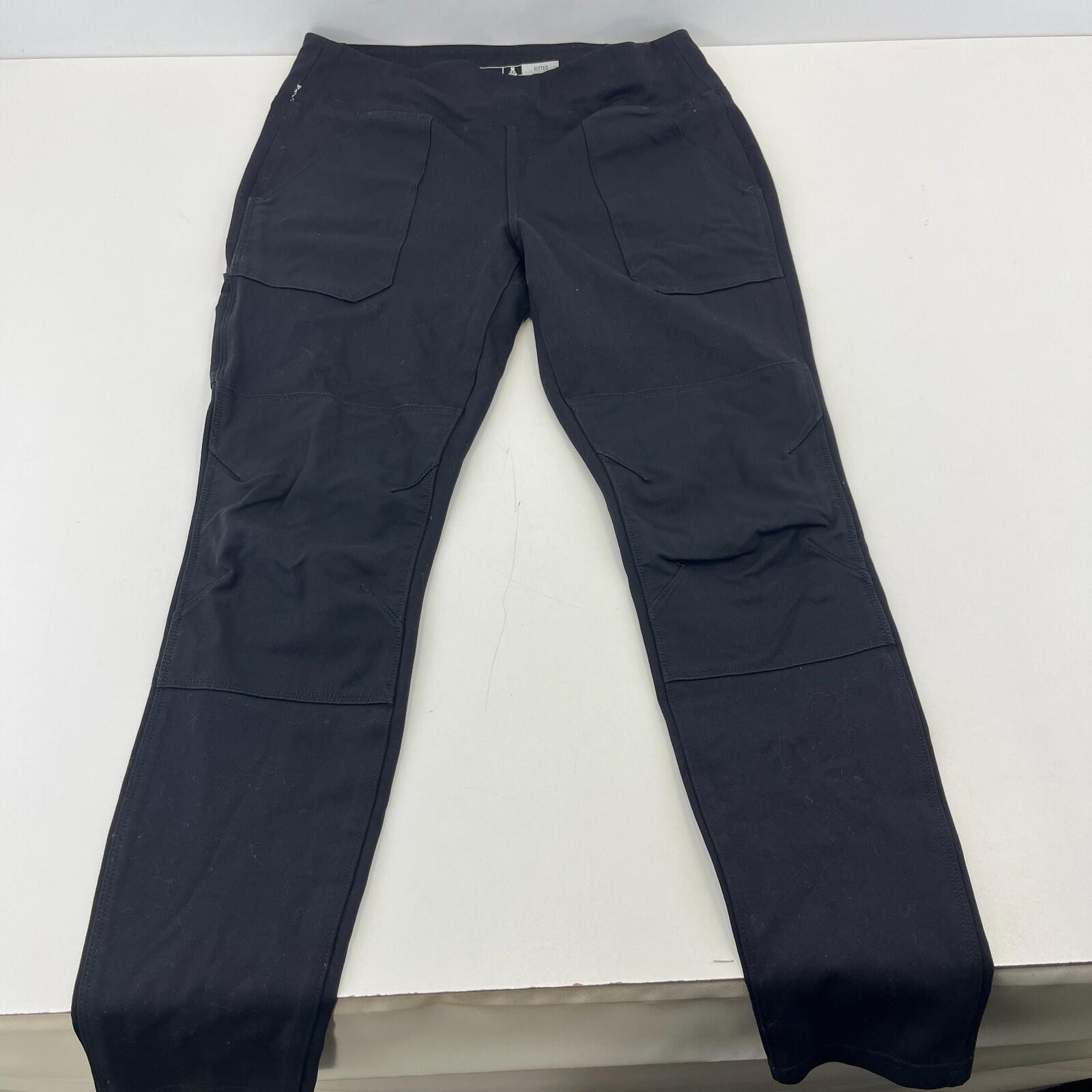 Carhartt Womens Black Regular Fit Fitted Trousers size M (8-10)