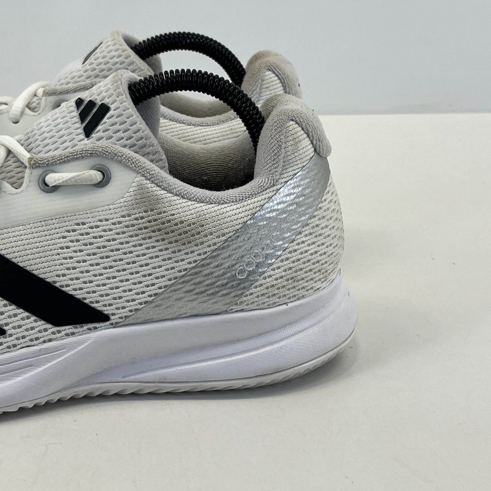 adidas Courtflash Speed 2 Tennis Padel Trainers Shoes White UK 7.5 EU 41 1/3