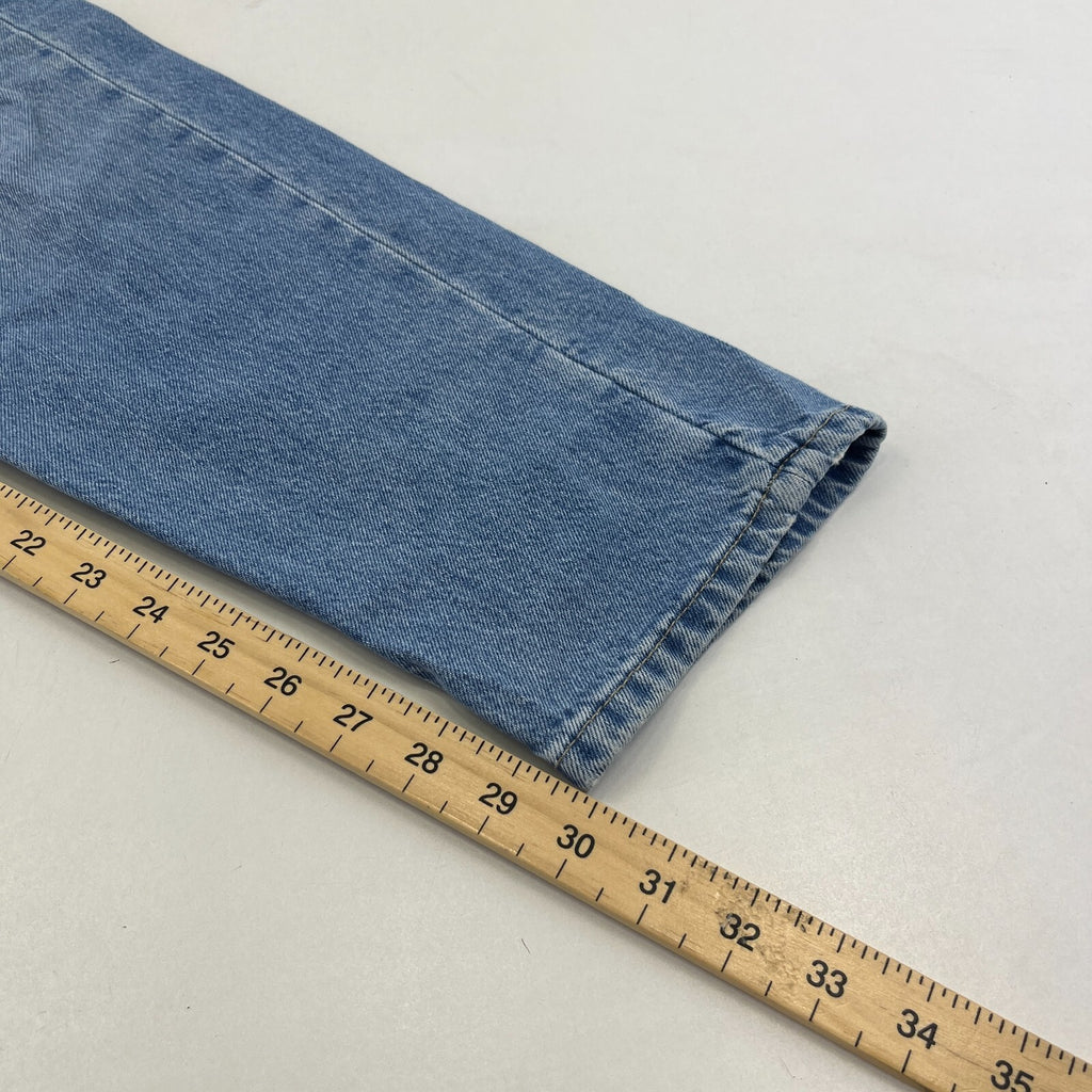Massimo Dutti Men’s Jeans Mid Blue Denim Straight Leg 5-Pocket W36" L30"