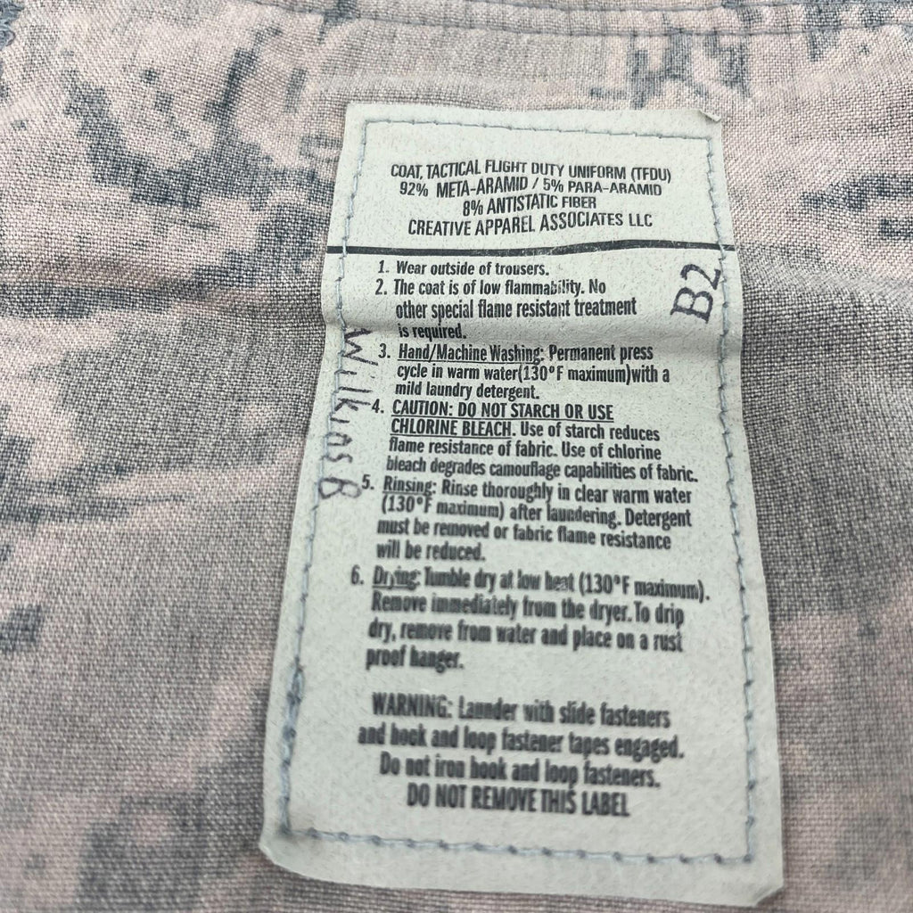 US Air Force Tactical Flight Duty Uniform Jacket Tiger Stripe BDU Medium Short