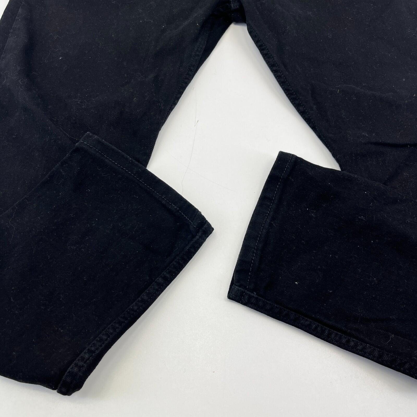 Levi Strauss 512 Jeans Mens Levis W36" Leg 30" Slim Tapered Black