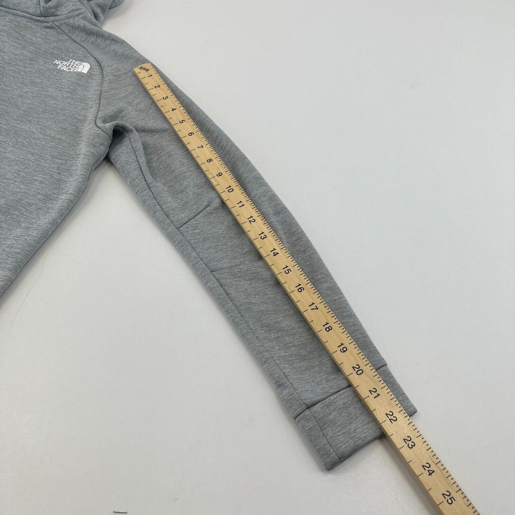 North Face Hoodie Pullover Sweatshirt in Grey Youth  Boys 2XL Kangaroo Pocket