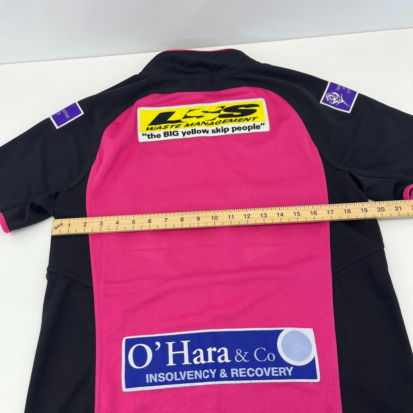 Leeds Rhinos Rugby League Shirt 2013 Away Pink Size Large Jersey ISC size M
