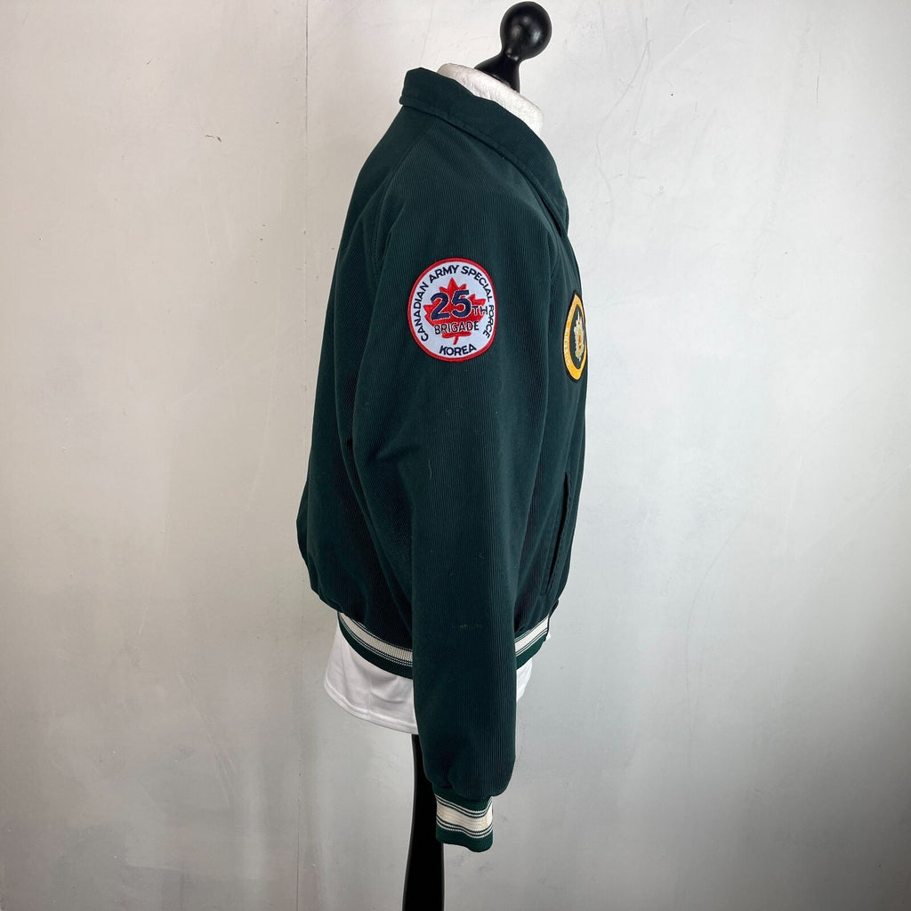 Canada Sportswear Varsity Jacket w/ Queen's Own Rifles & Korea Veteran Badge 2XL