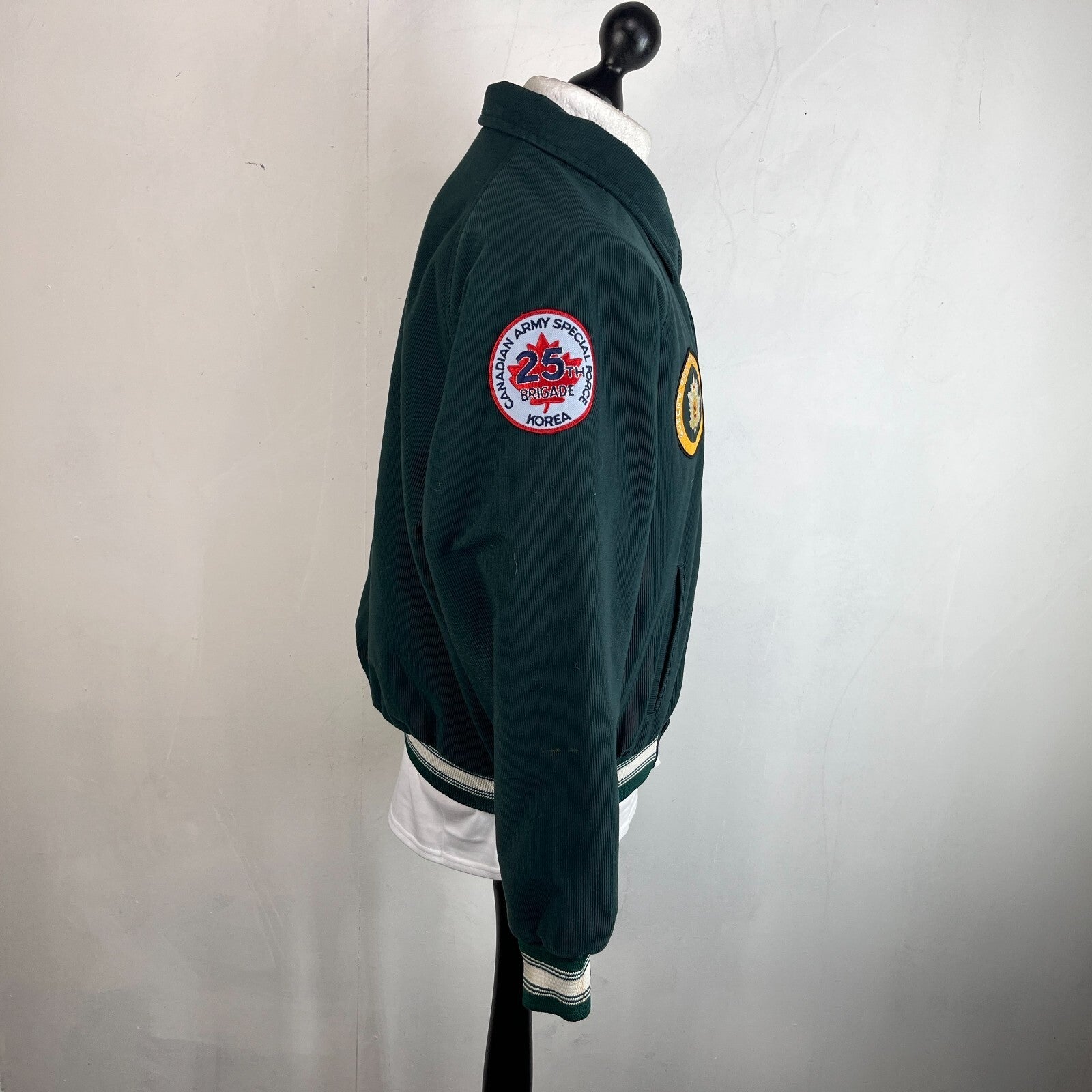 Canada Sportswear Varsity Jacket w/ Queen's Own Rifles & Korea Veteran Badge 2XL