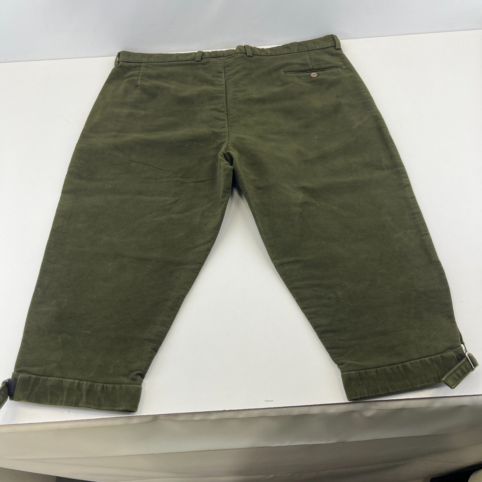 Hoggs Of Fife Breeks Mens W42" Green Olive Hunting Shooting Plus Fours Moleskin