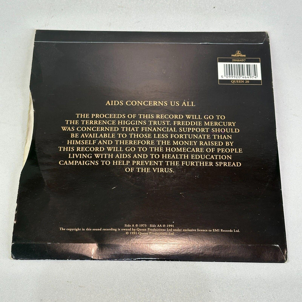 QUEEN Bohemian Rhapsody - These Are The Days Of Our Lives 1991 Vinyl 7" QUEEN20