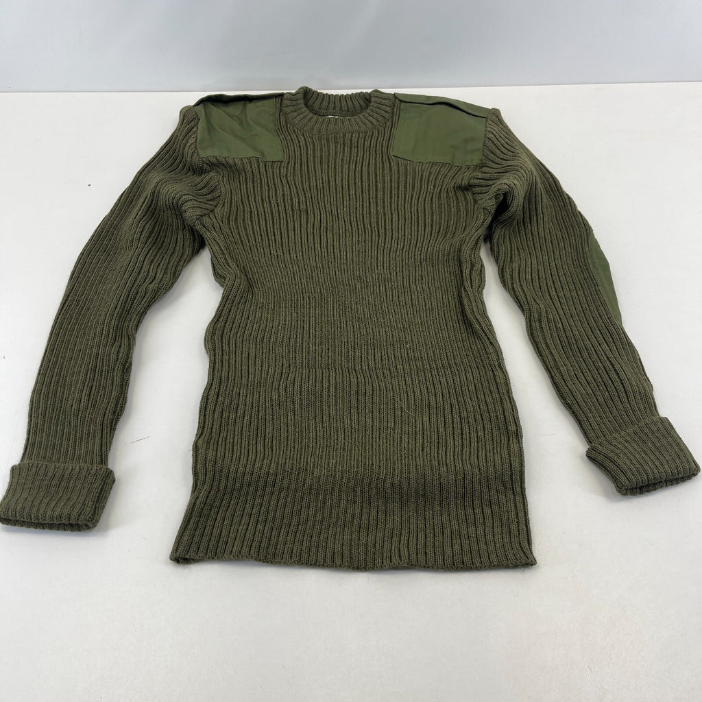 British Army Jersey Men's Heavy Olive Round Neck Jumper Jersey size 112cm