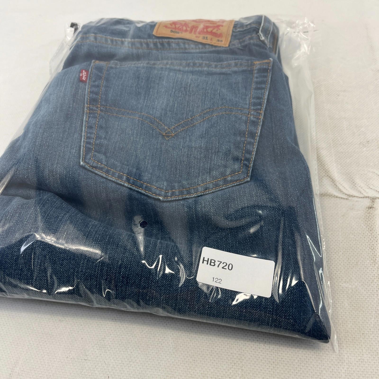 Levi’s 505 Men's Mid Blue Regular Fit Straight Leg Jeans W31" L32"