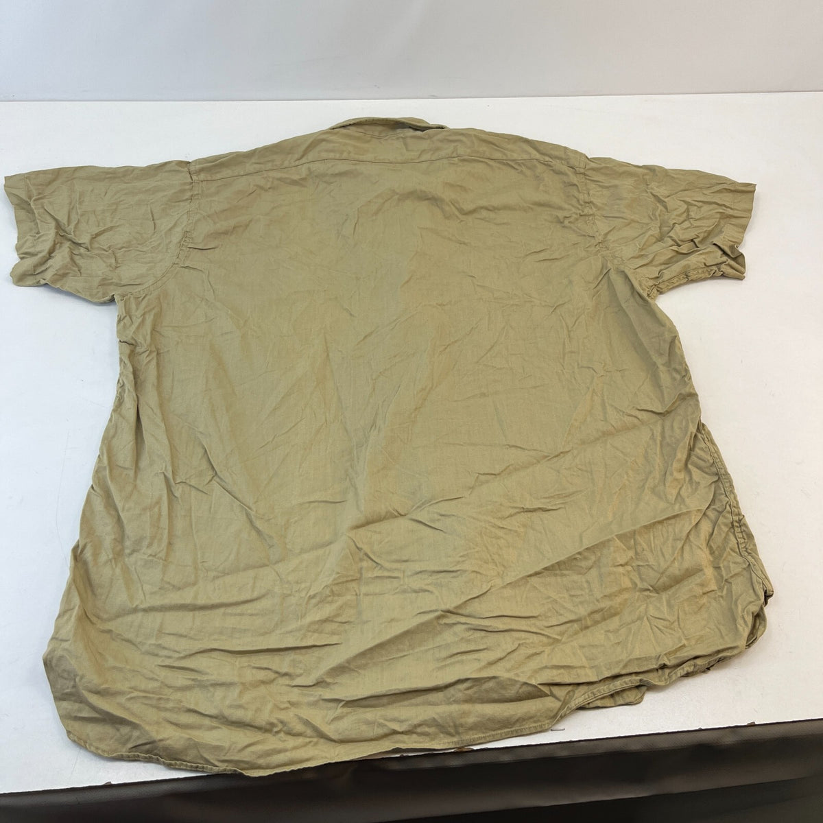 Vintage Elbeco US Marines USMC Twill Workwear Shirt Short Sleeve Military XL