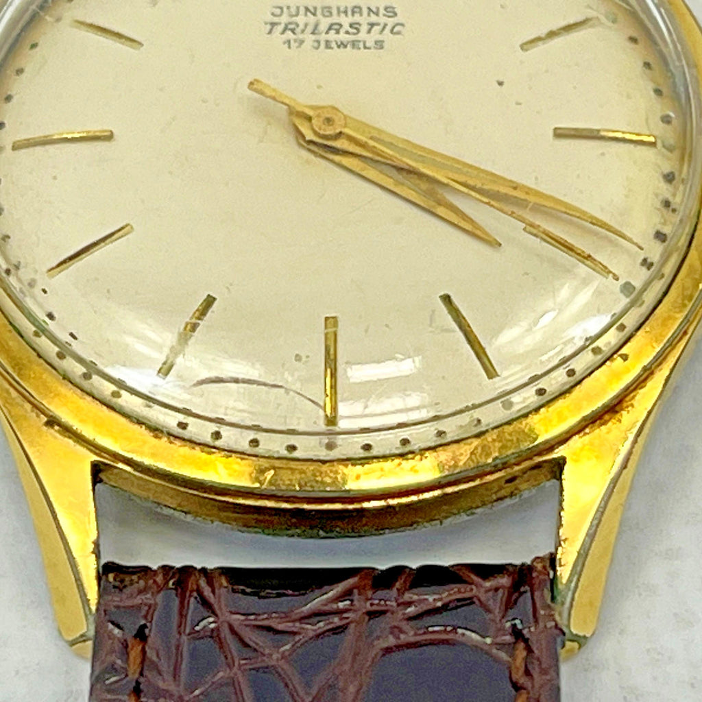 Vintage 1940s Junghans Trilastic Hand-Winding Men's Watch