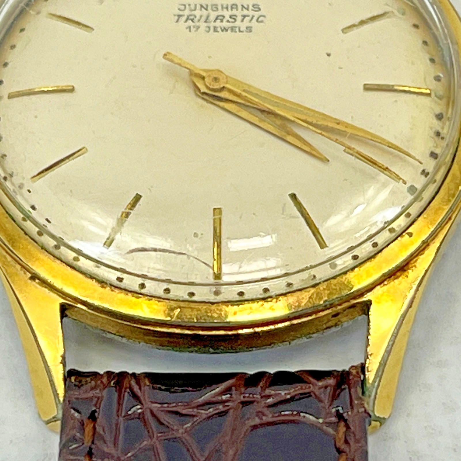 Vintage 1940s Junghans Trilastic Hand-Winding Men's Watch