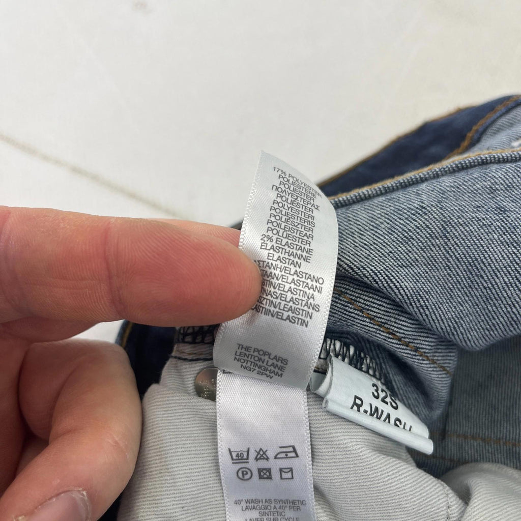 Paul Smith Jeans Men Straight Leg Slim Fit size 32S Y2K Dark Blue W32" L29"