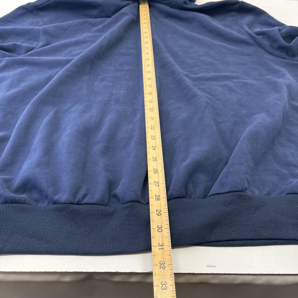 Jack & Jones Navy Logo Pullover Hooded Hoodie with Pockets Men's size 8XL