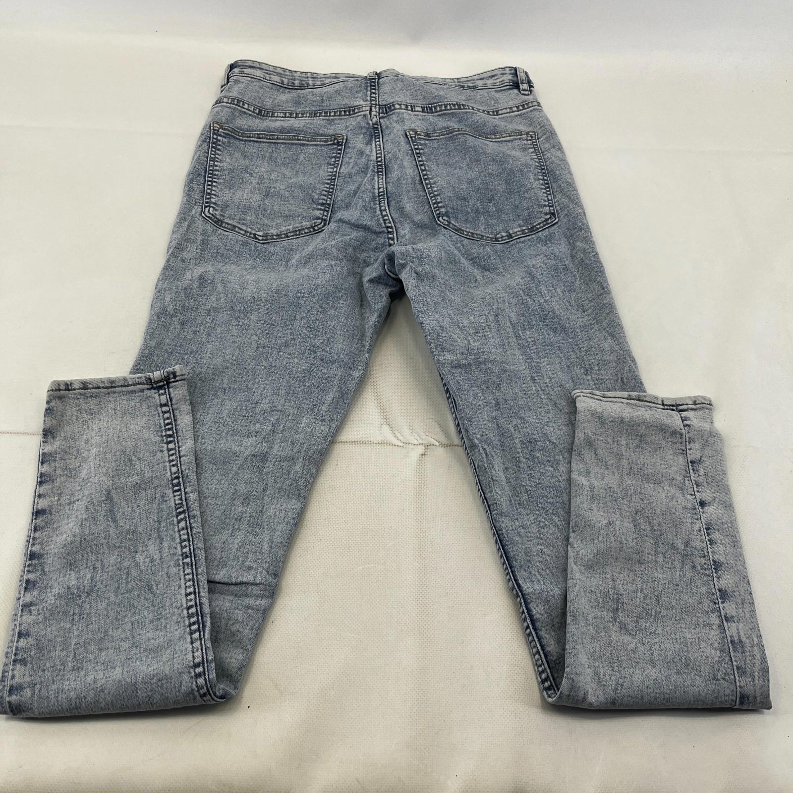 C&A Divided Stonewashed Blue Super Skinny Jeans - UK size 16R - BNWOT