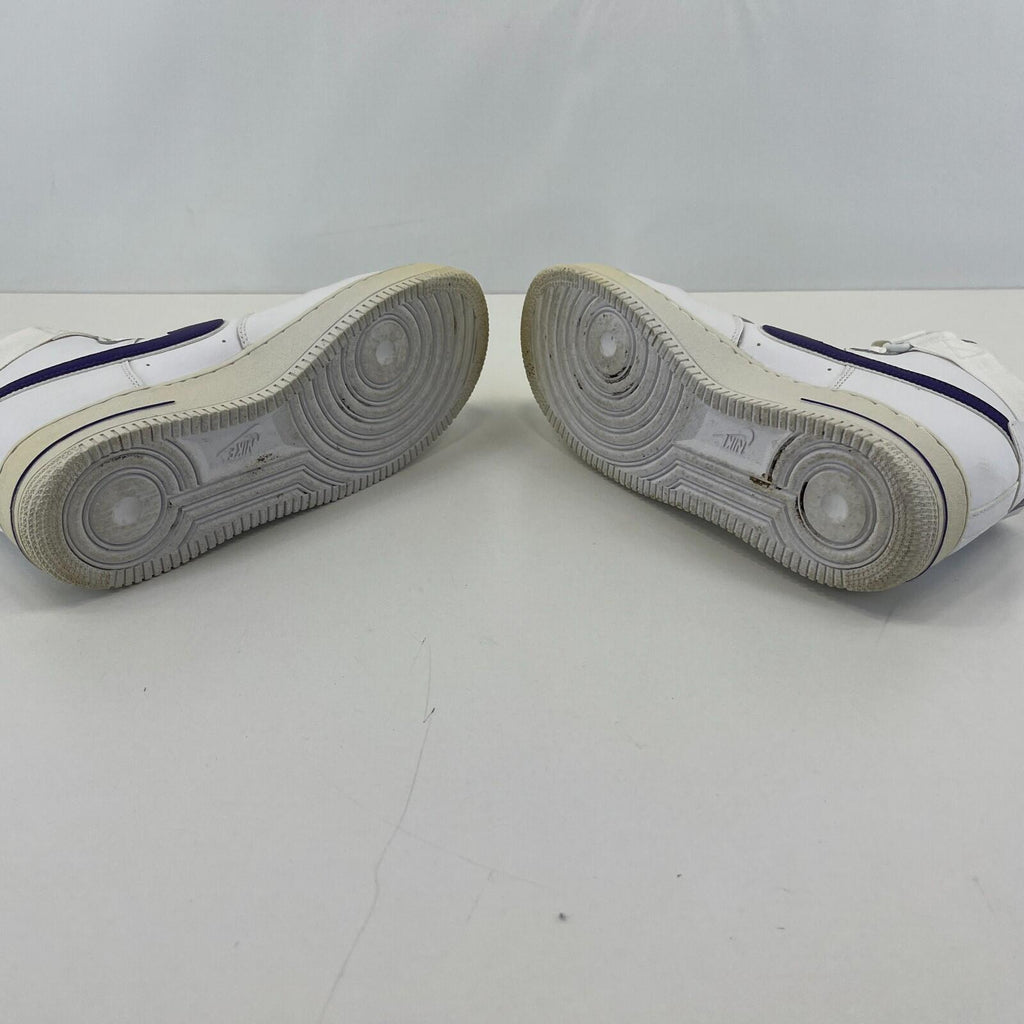 Nike Air Force 1 High '07 Court Trainers White/Purple UK size 9.5