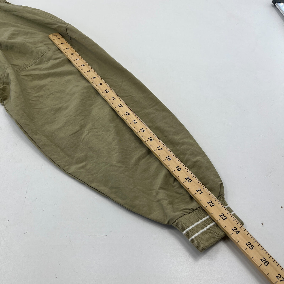 Vintage Washington Redskins NFL Nylon Pullover Top 90s Antigua Label Large Beige