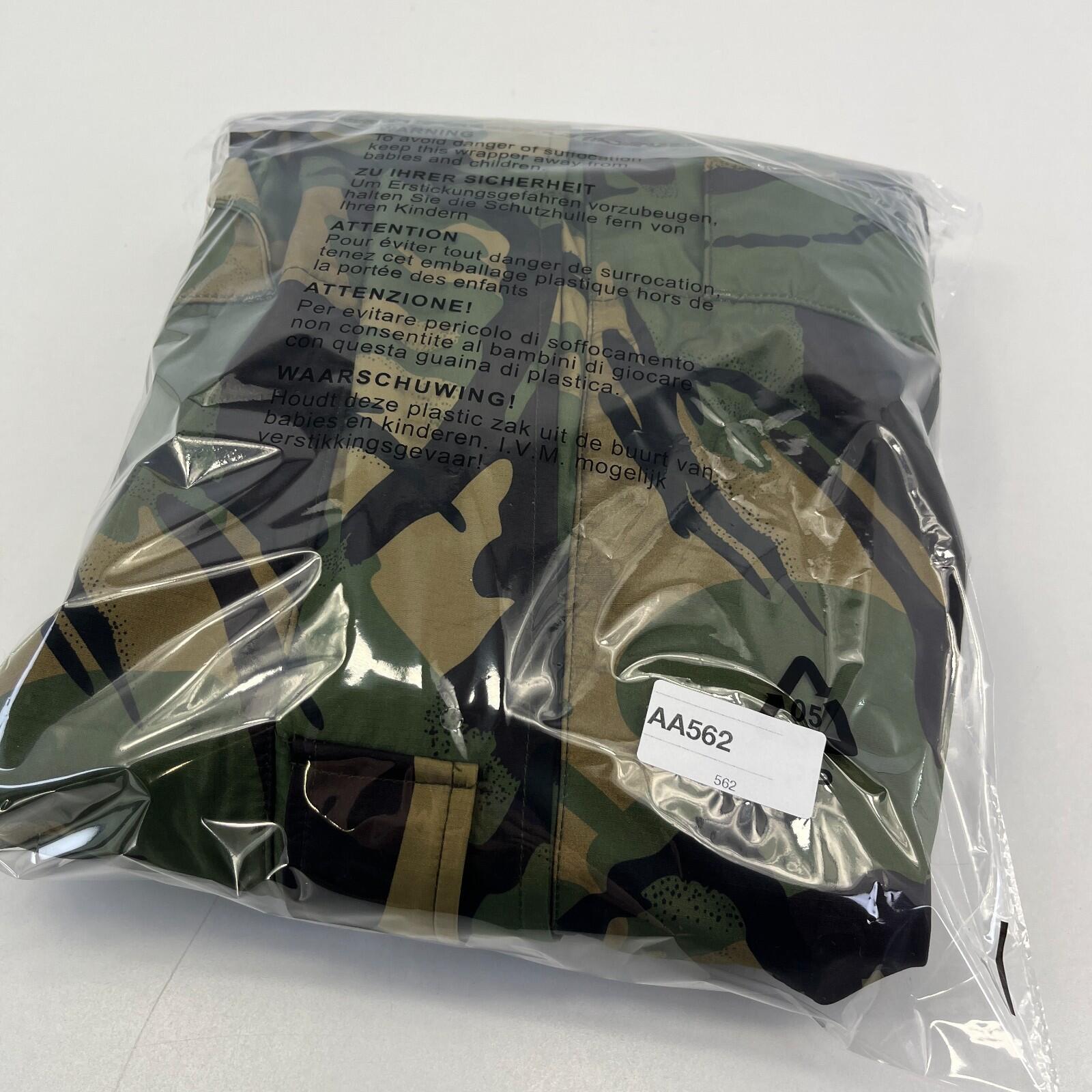 British DPM Camouflage Waterproof Camo Jacket Coat Hooded 180/104 Large