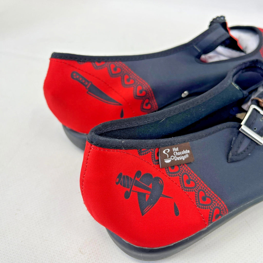 Chocolaticas Mary Jane Shoes Love Will Tear Us Apart UK 8 with Authenticity Cert