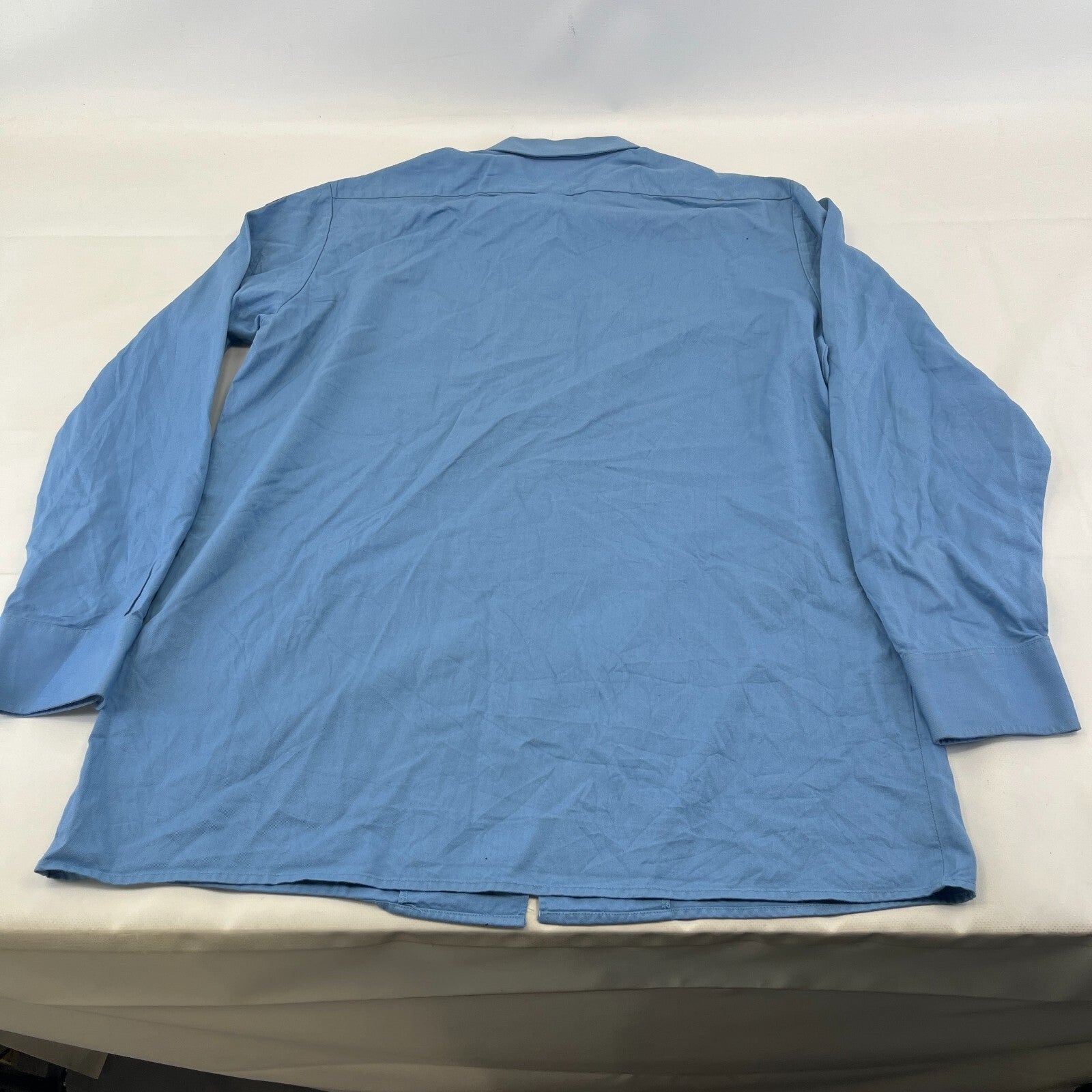German Military Navy Men's Shirt Light Blue Long Sleeve size 41/42