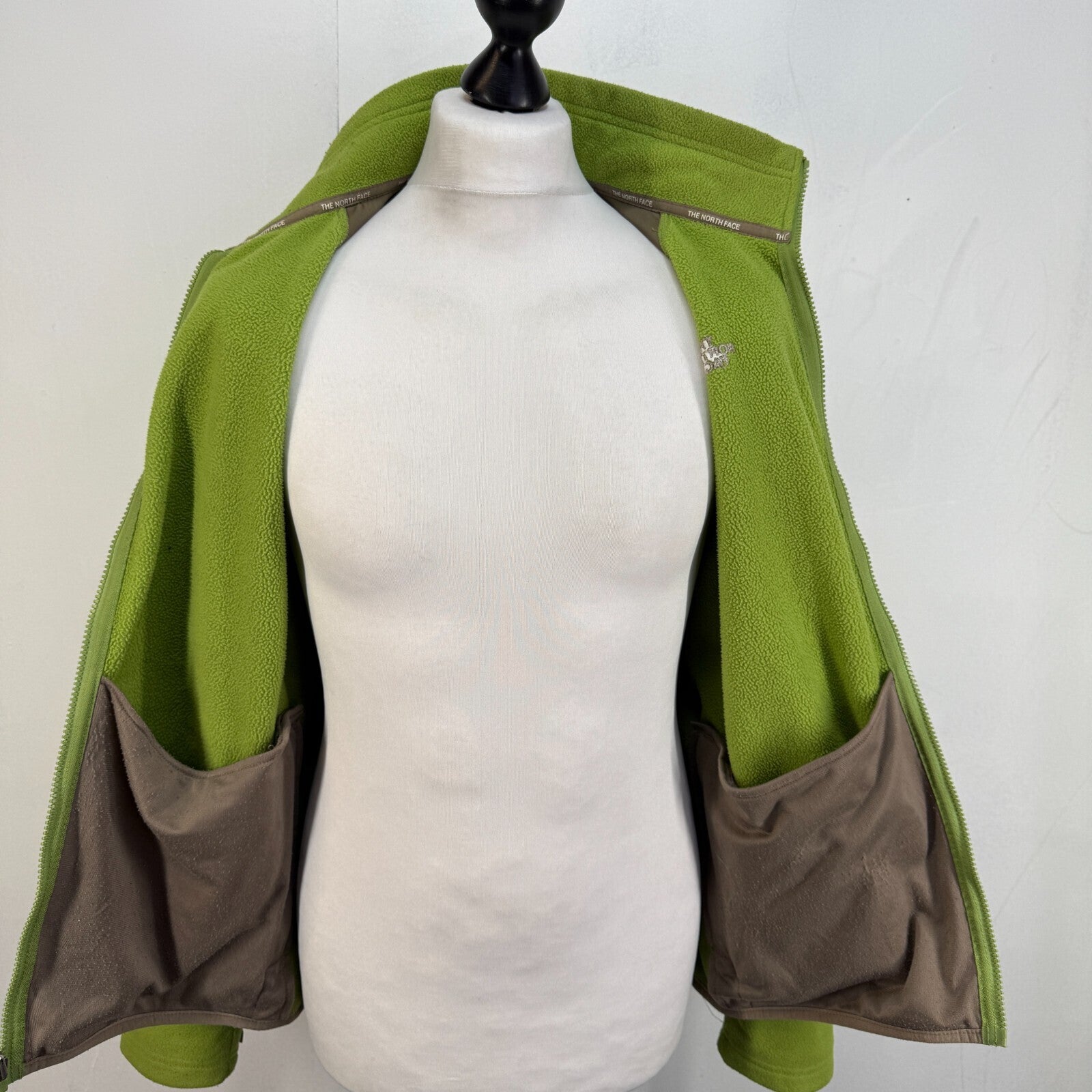 The North Face Women’s Fleece Jacket Pea Green size Large