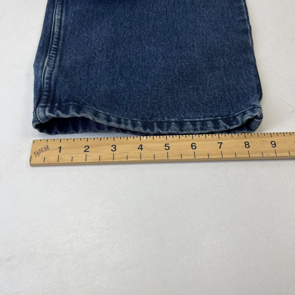 Wrangler Texas Denim Jeans Mid Blue Trousers Straight Leg W48" L34"