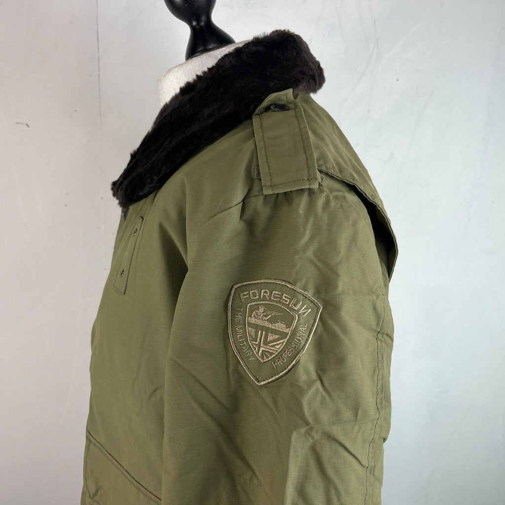 Foresun Professional Military Bomber Jacket w/ Liner & Faux Collar Shooting 2XL