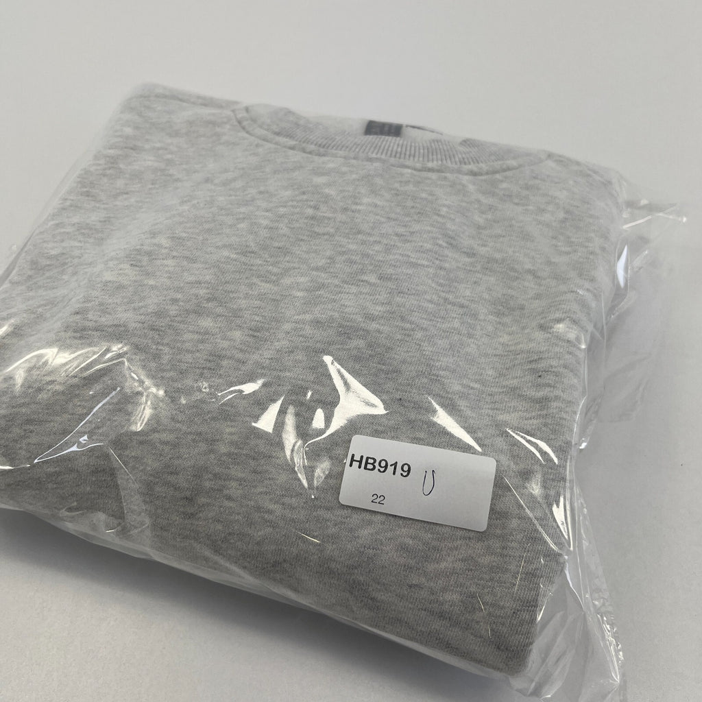 Sweaty Betty Premium Brushed Crew Neck Thick Sweatshirt Light Grey size M/12