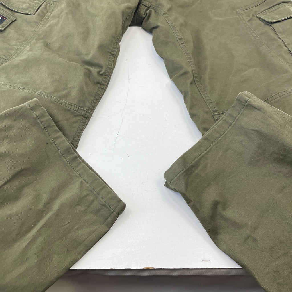 Tornado Men's Armoured Motorcycle Jeans Cargo Pants Khaki Green W46" L32"