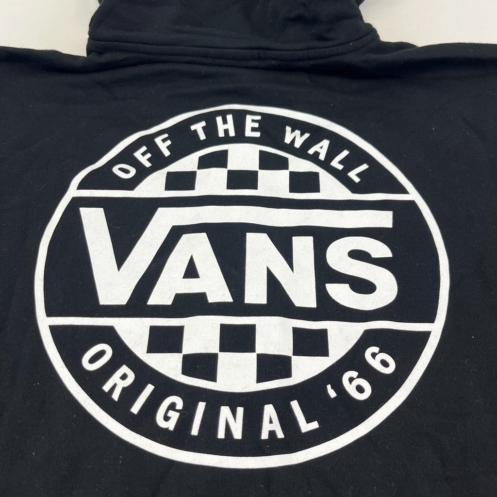 Vans Off the Wall Men's Back Print Hoodie in Black size Small