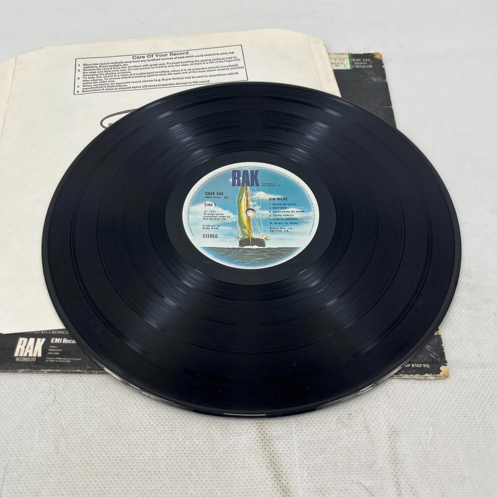 Kim Wilde Self Titled 12" Vinyl Album Record VG+/F 1981